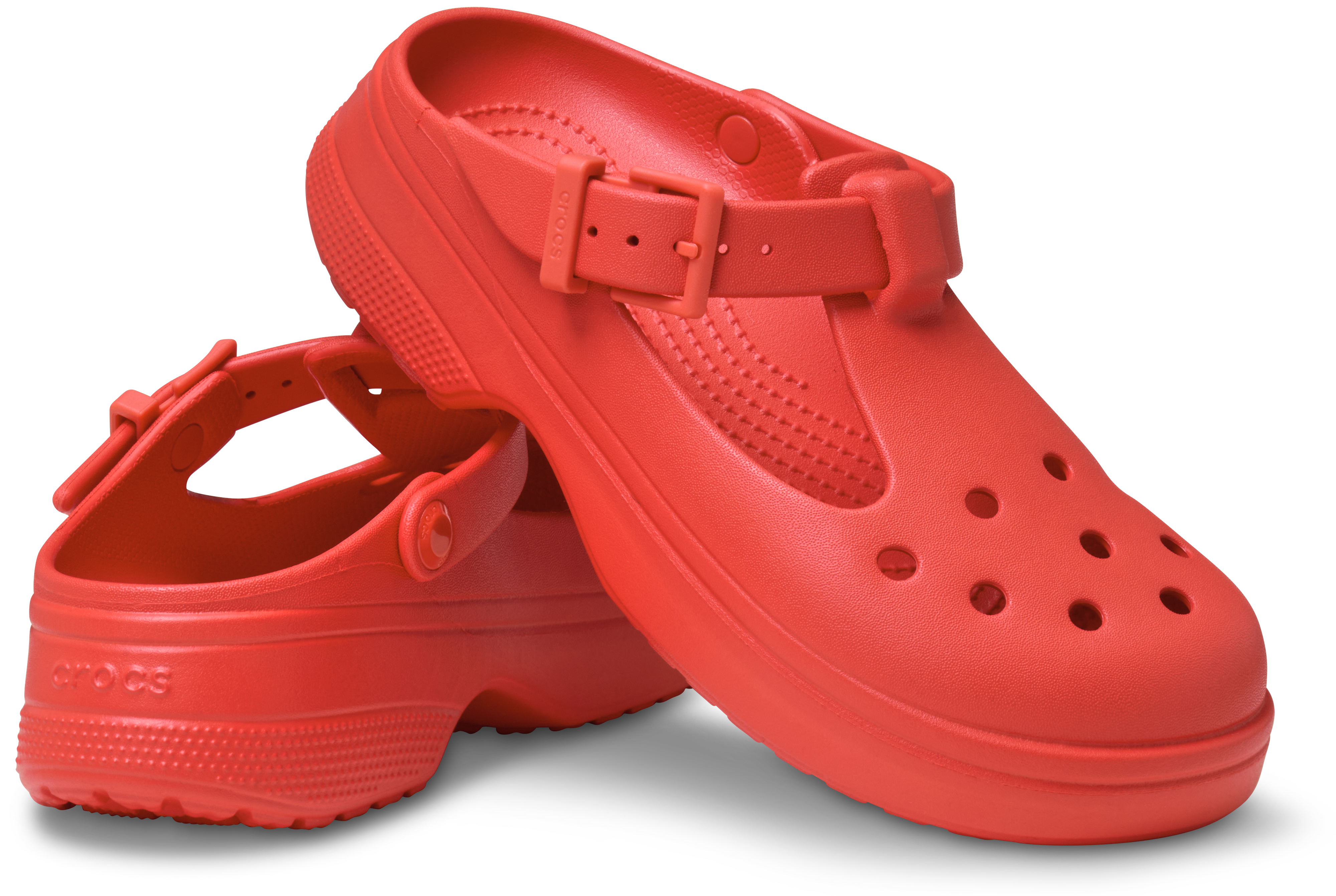 Classic Mary Jane clogs - Cherry Red